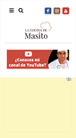 Mobile Screenshot of lacocinademasito.com